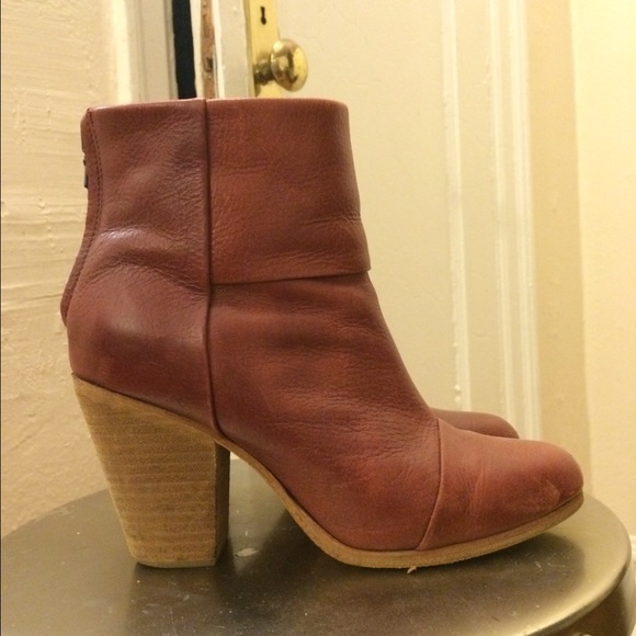 Rag and bone newbury boot in red