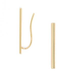 BaubleBar linear bar ear crawler earrings