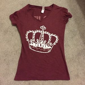 Women's medium Texas A&M "Gig 'em" fitted tshirt