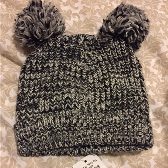 Hollister Accessories - Brand New Hollister Beanie with poms poms