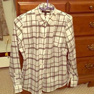 NEW Banana Republic No Iron Button Down Shirt