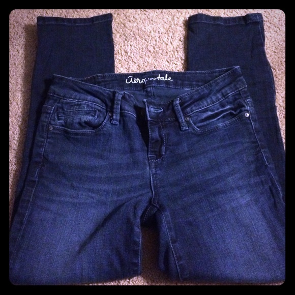 Aeropostale Denim - Dark wash Aeropostale skinny capri
