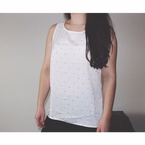 embellished sleeveless blouse