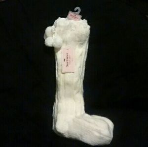 Juicy Couture Marled Knee-High Knit Slippers