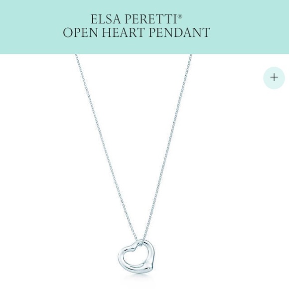 Tiffanys Elsa Peretti open heart necklace