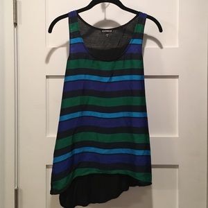 Express striped tank top