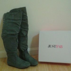 NEVER WORN!!Over the knee boots