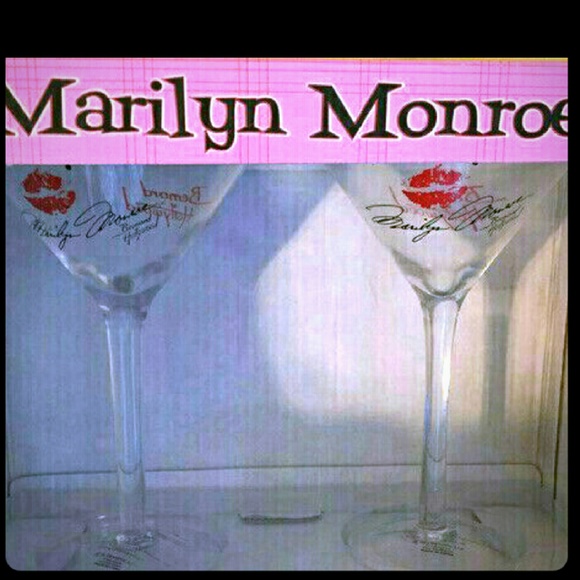 Marilyn Monroe Martini glasses