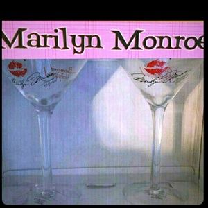 Marilyn Monroe Martini glasses