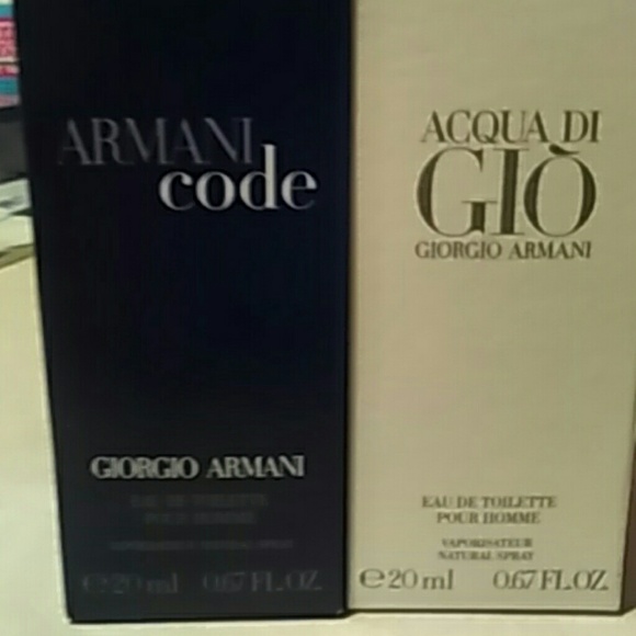 Armani Code & Acqua Di Gio