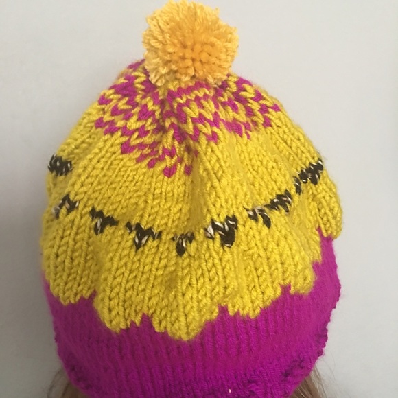 Beanie Slouch Hat Hand Knit Designer Fashion Hip main image 2
