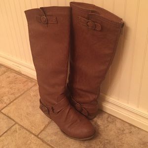 Cognac/Brown Riding Boots