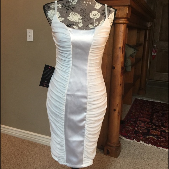 Bebe white dress size M, NWT