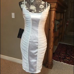 Bebe white dress size M, NWT
