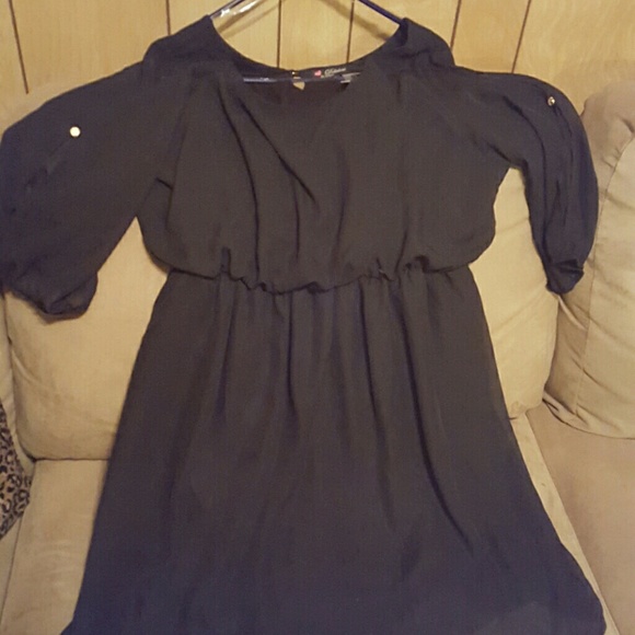 Black evening dress