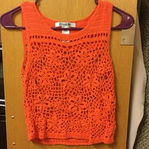 Cute lace sweater from forever 21