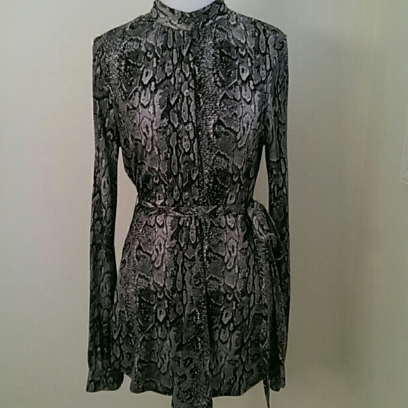 BCBG snakeskin print tunique size XS