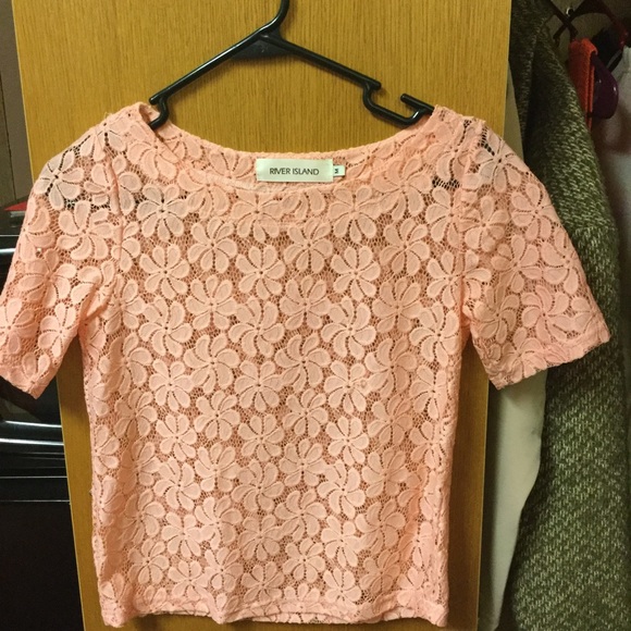 River Island see through top