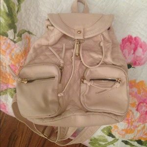 Quilted Backpack Purse