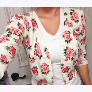 Floral Cardigan