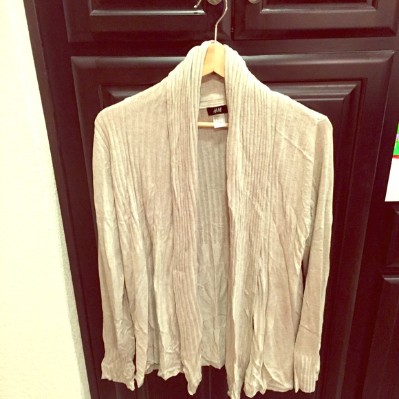 Light tan H&M cardigan