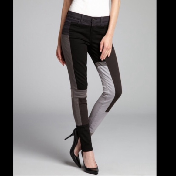 J Brand Skinny Jeans- Color Block