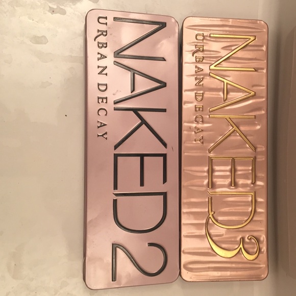 Naked, urban decay 2,3 eyeshadow palettes