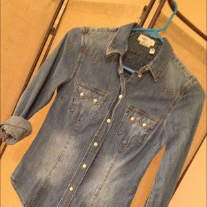 H & M Denim Top