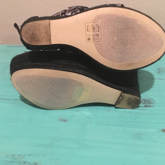 Bebe leopard print wedge - Picture 4 of 4