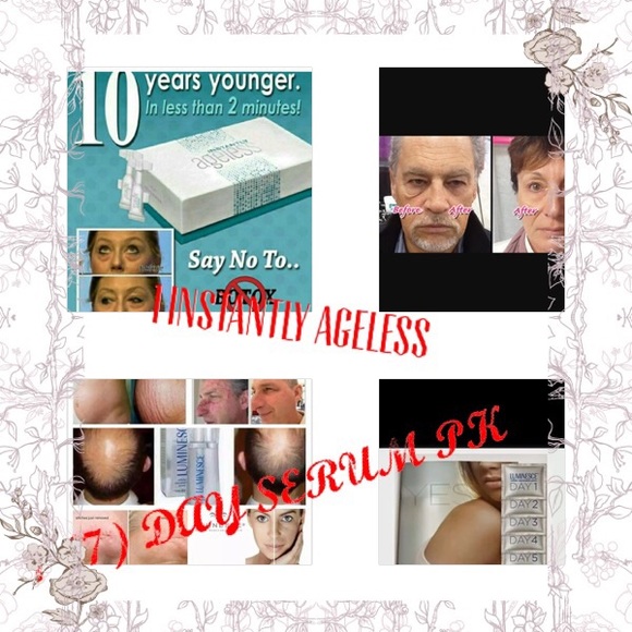 1 INSTANTLY AGELESS SACHET & 1 7 day serum pack