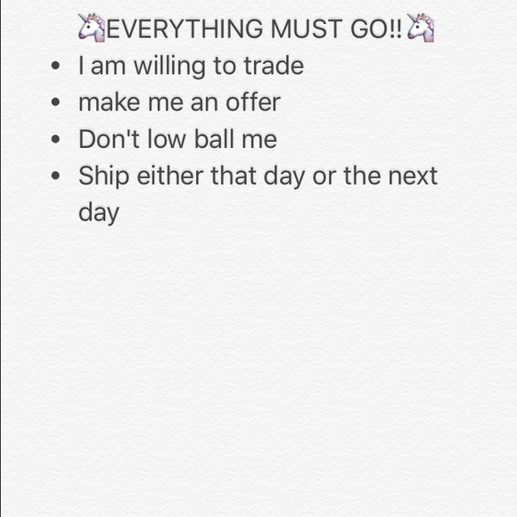 EVERYTHING MUST GO!!