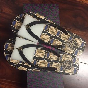 Tory Burch printed flip flop