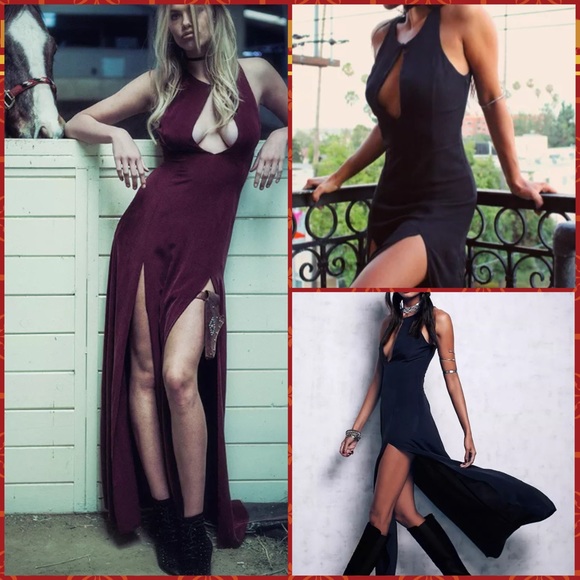 Revolve UO Black Stone Cold Fox Owen Dress