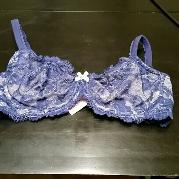 Victoria's Secret Blue Lace Bra