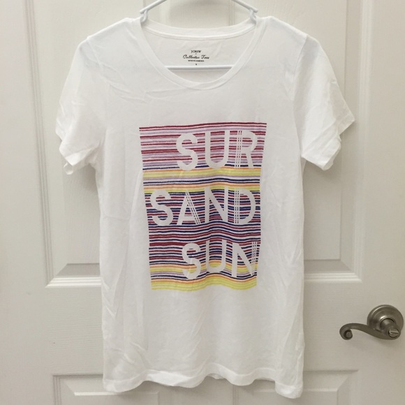 J. Crew Sun & Sand Collector Tee in Airy Cotton