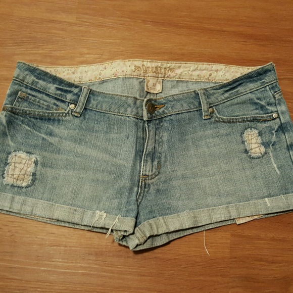 Destructed Jean shorts