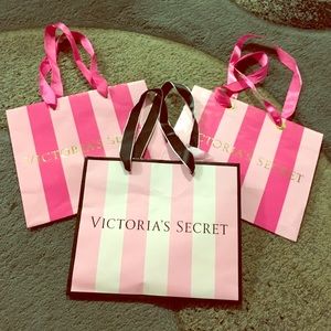 Victoria Secret paper bag X3
