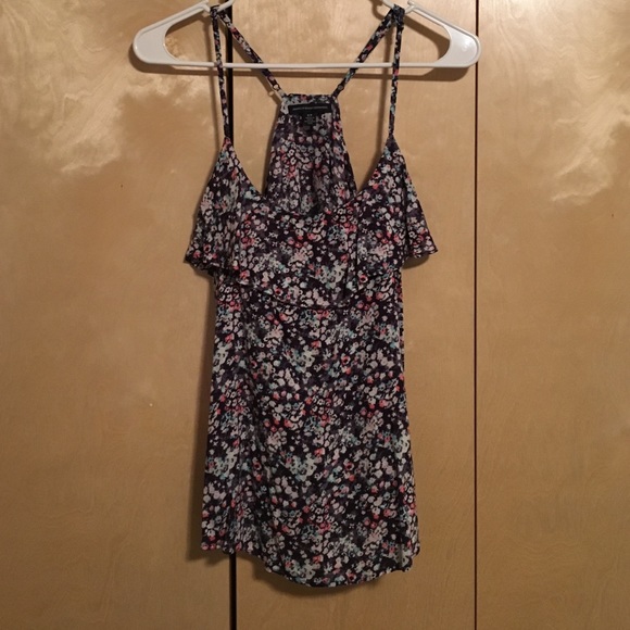 Floral racerback tank