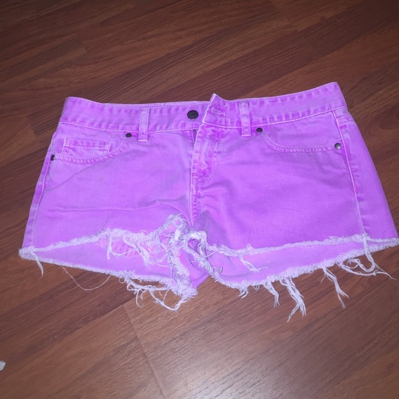 VS pink Jean shorts