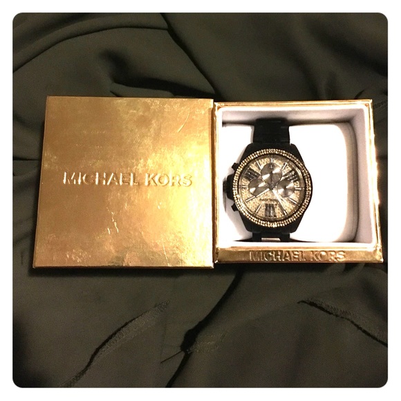 BRAND NEW Michael Kors \'Wren\' Pave\' Dial Watch main image 2