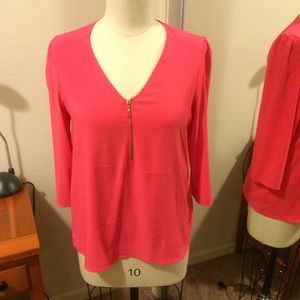 Bright pink EXPRESS blouse