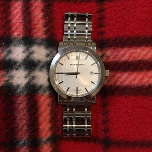 Silver Burberry Watch