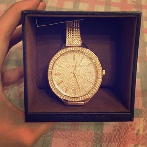 💯 authentic Michael KORS rose gold women watch