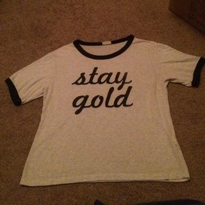 Stay gold Brandy tee