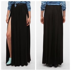 Urban Outfitters Ecote Double Slit Maxi Skirt