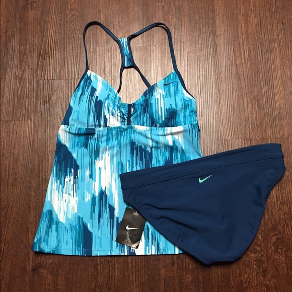 Nike Other - Nike Blue Swim Tankini (Size Medium)