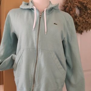 Lacoste Pale Blue Hoodie Size 4
