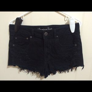 American Eagle Distressed Jean Shorts