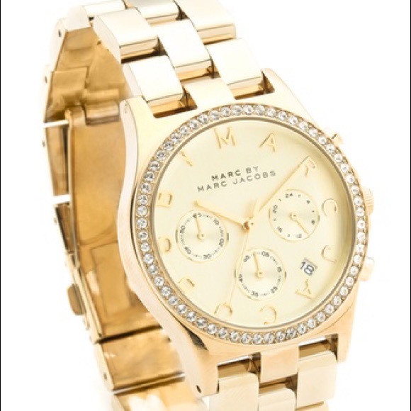 Marc by Marc Jacobs gold watch