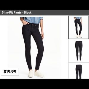 Skinny Black Pants